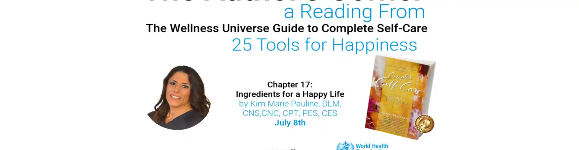 The Author's Corner with Kim Marie Pauline: Kabanata 17 mula sa 25 Tools for Happiness